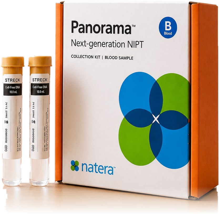 Kit real Natera Panorama — Next-generation NIPT Collection Kit