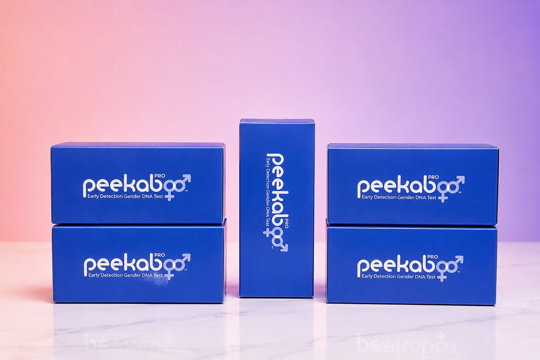 Kit real Peekaboo PRO — Early Detection Gender DNA Test