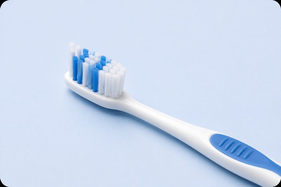 Cepillo de dientes usado