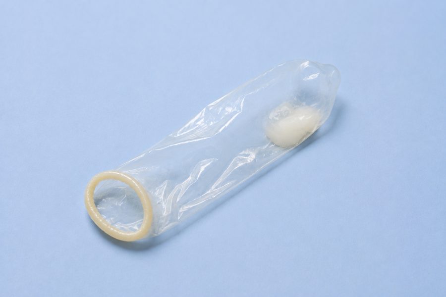 Muestra recolectada en preservativo