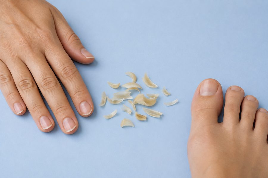 Recortes de uñas como muestra de ADN