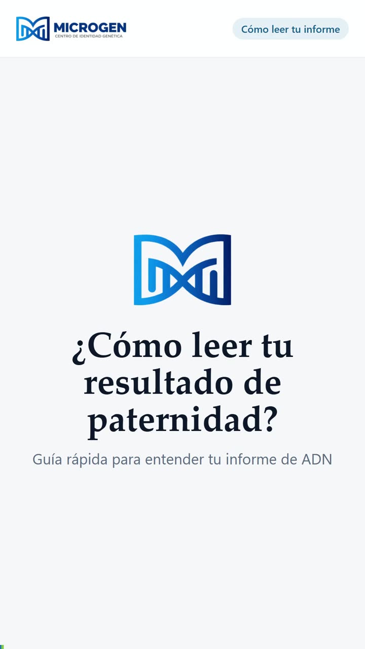 Video: cómo leer un resultado de paternidad positivo